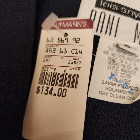 Vintage Short Sleeve Nautical Blazer Sz 6 NWT - Picture 11 of 15